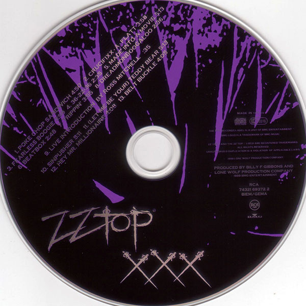 ZZ Top  XXX : CD